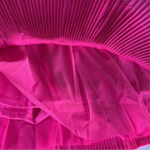 IBKUL Hot Pink Mesh Skirt Skort 18” size M - Picture 12 of 13